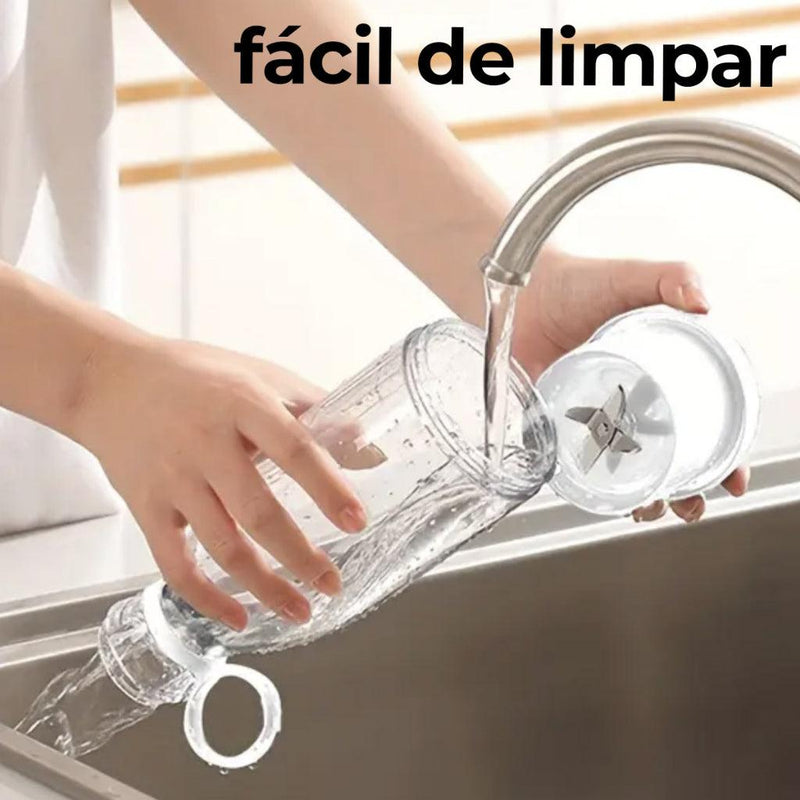 GARRAFA MINI LIQUIDIFICADOR PORTÁTIL RECARREGÁVEL - essencia no clique