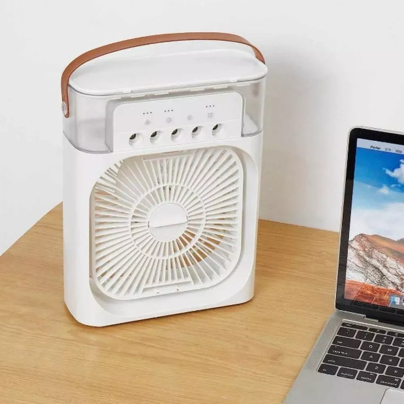 MINI AR CONDICIONADO CLIMATIZADOR E UMIDIFICADOR BRANCO