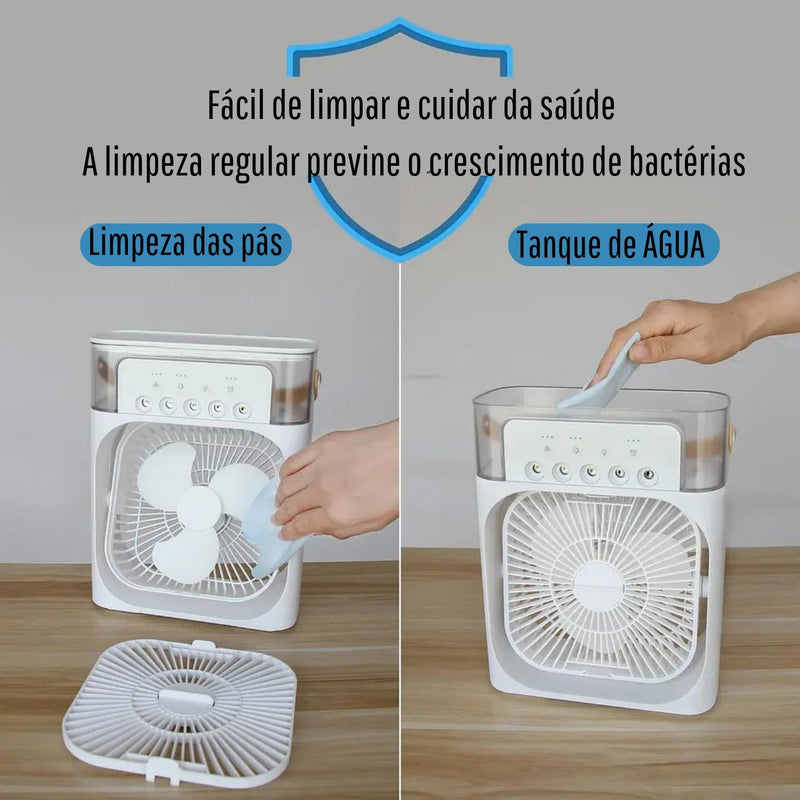 Mini Ar Portátil Branco - essencia no clique